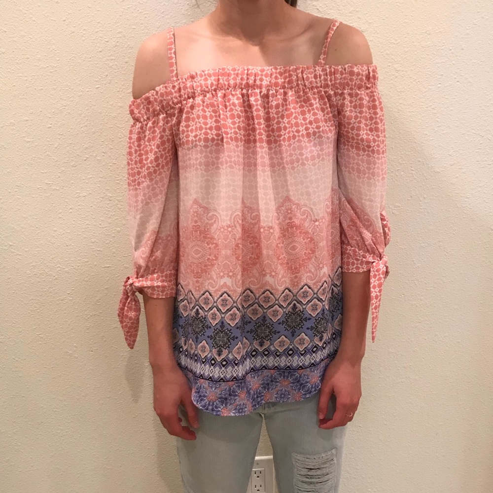 Off the shoulder blouse!